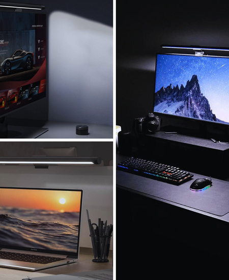 Upgrade Your Office Setup with the Sleek and Stylish Monitor Light Bar